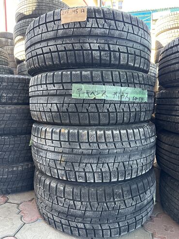 Шины: Шины 215 / 45 / R 17, Зима, Б/у, Комплект, Легковые, Япония, Bridgestone