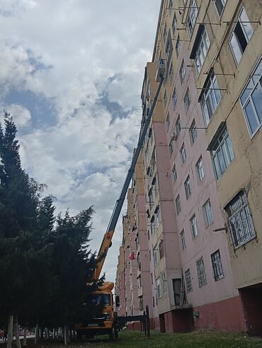 Tikinti texnikasının icarəsi: Avtokran-səbət (avtokran qaldırıcı səbət) ilə yüksəkdə görülən işlər — 6