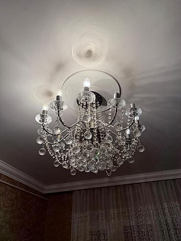 İşıqlandırma: Çılçıraq, 10 və daha çox lampa, Xrustal — 1