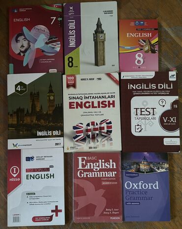 Kitablar, jurnallar, CD, DVD: İngilis dili kitabları universitetə hazırlaşanlar üçün yeni kitablar