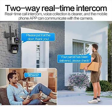 Videomüşahidə: 8mp Icsee 3 linz wifi kamera (P12-SP8) Особые характеристики Человека — 3