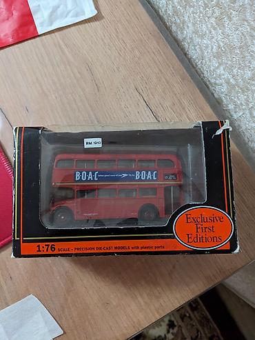 rolls roys: Модель автобуса London Transport Routemaster (двухэтажный красный) - — 6