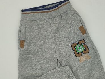 skorzane szerokie spodnie: Sweatpants, 3-4 years, 104, condition - Good