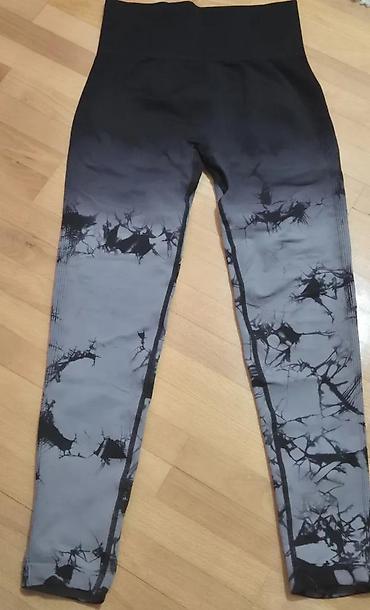 Helanke, biciklistički šortsevi: Ženske sportske helanke – visoki struk, bez šavova, elastične - — 12