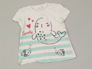 koszulka dla dziecka z własnym nadrukiem: Koszulka, 12-18 m, stan - Dobry