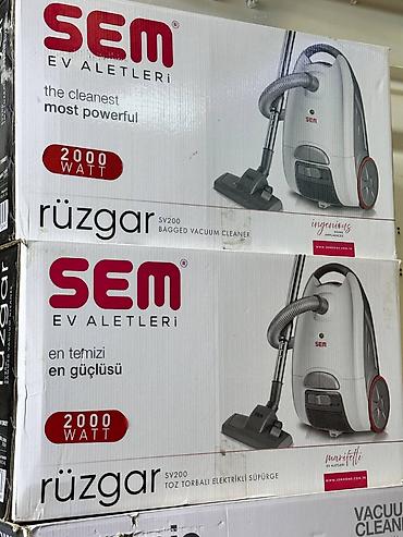 турецкие пылесосы: Пылесос с мешком SEM Rüzgar SV200 - Мощность: 2000 Вт — высокая сила — 1