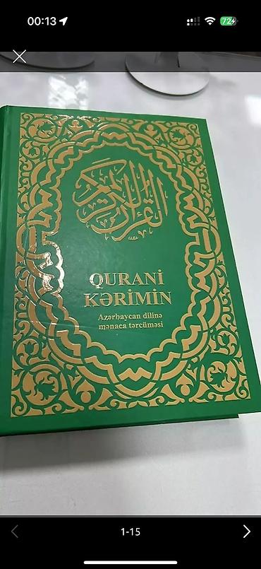 Dini kitablar: Quranı Kərim.latinca ve kirrilce var
yenidir — 3