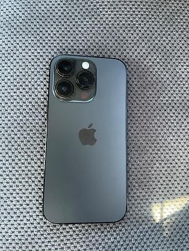 iphone 13pri: IPhone 14 Pro, Б/у, 128 ГБ, Графит, Зарядное устройство, Защитное стекло, Чехол, 79 % — 1