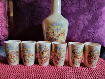 Čaše: Servis nov FS za zestoko pice iz 40 do 60ih. godina. Servis — 8