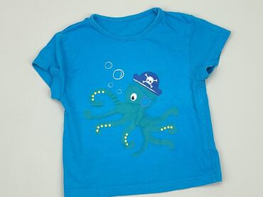 niebieska koszulka: Koszulka, 2-3 lat, 92-98 cm, stan - Dobry