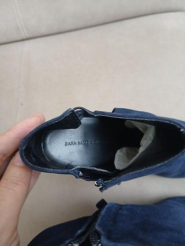 Ботинки и ботильоны: Женские деми ботильоны Zara Basic Collection. Натуральная замша — 2