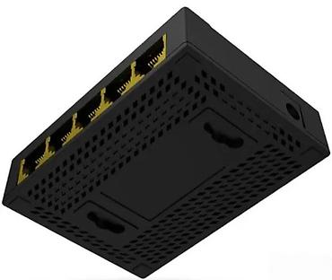 Modemi, ruteri i mrežni uređaji: Mrežni switch 5-portni, kompaktan i tih (fanless) - 5x RJ45 Ethernet — 1