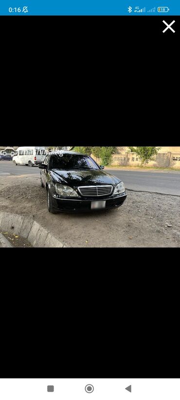 защитный чехол для автомобиля: Mercedes-Benz S-Class: 1999 г., 5 л, Типтроник, Бензин, Седан