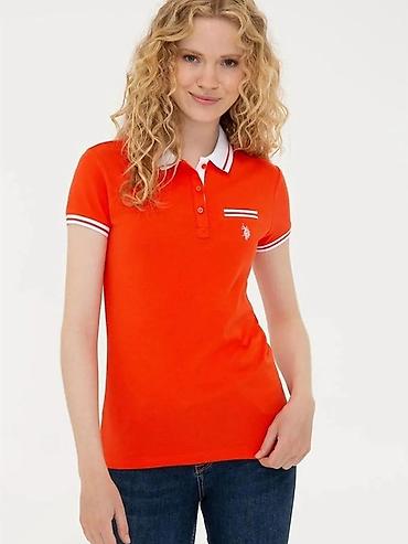 Kişi geyimləri: Polo köynək, U.S. Polo Assn, S, rəng - Narıncı — 1