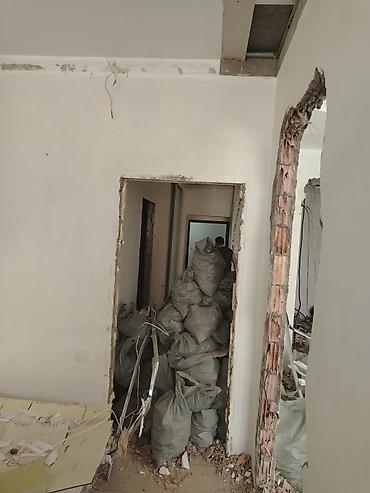 Təmir işləri: Dəmir-beton və kərpic arakəsmələrin sökülməsi, planlama dəyişiklikləri — 6