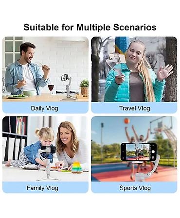 hohem isteady m6 gimball: Smartfon üçün 3 oxlu əl stabilizatoru (gimbal) – qatlanan dizayn və — 3