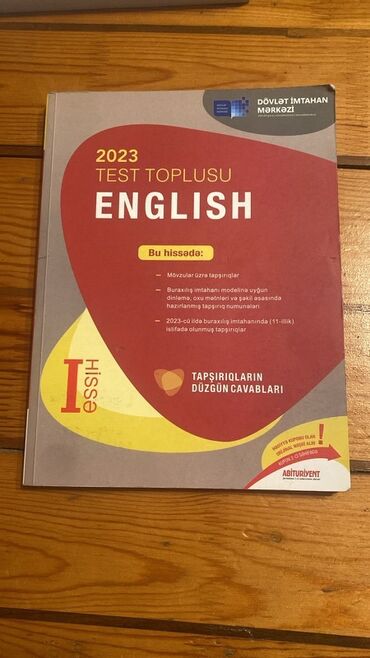 Musiqi alətləri: Məhsul: 2023 “Test Toplusu – English” (DİM) Dəst: I hissə və II hissə