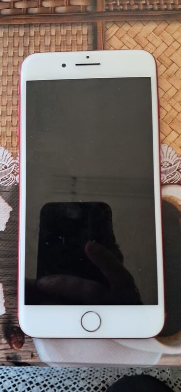 2 ci el iphone 7 plus: IPhone 7 Plus, 128 GB, Qırmızı, Barmaq izi