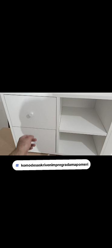 Komode: Komoda sa skrivenim pregradama Se izradjuje u Univera debljine 18mm — 3