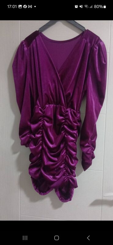 Ostali Kompleti, kombinezoni: Paket ženske garderobe – 4 komada 1) Pletena haljina, tamno braon - — 3