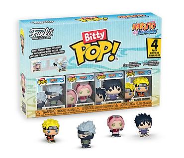 Oyuncaqlar: Funko Bitty Pop! – Naruto Shippuden kolleksiya fiqurları (4-lü qutu — 4