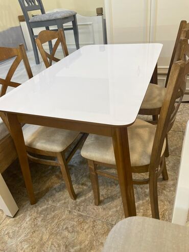 Masa və oturacaq dəstləri: Mətbəx üçün, Yeni, Açılan, Dördbucaq masa -da lalafo.az — 6 Masa və oturacaq dəstləri: Mətbəx üçün, Yeni, Açılan, Dördbucaq masa — 6