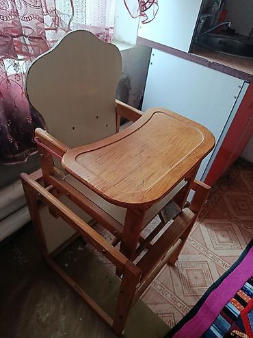 study table: Детский стульчик для кормления-трансформер из дерева. Особенности: - — 2