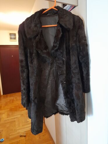 parka jakna prodaja: L (EU 40), With lining, Raccoon, color - Brown