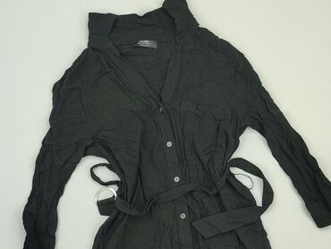 czarna sukienki długi rękaw: Sukienka, S, Bershka, stan - Bardzo dobry