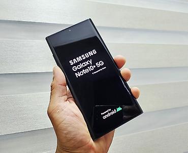 Samsung Note 10 Plus, Б/у, 256 ГБ, цвет - Черный, 1 SIM