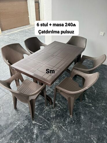 Soyuducular: Hazir elde olan plastik masa dəstlərimiz Ölçü 80/140 Qiymət 240 m