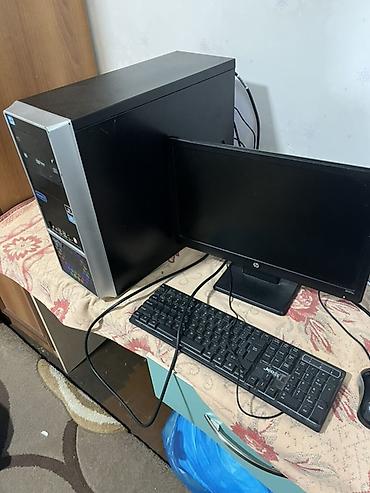 dvi: Masaüstü kompüter seti – sistem bloku + monitor + klaviatura + siçan — 2