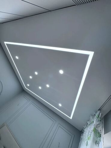 Натяжной потолок: Натяжной потолок Глянцевое, Матовое, 3D потолки Гарантия, Бесплатная консультация, Бесплатный замер — 9