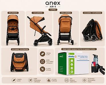 seyyar araba: Anex Air-X uşaq arabası – Toffee rəng - Kompakt şəhər tipli arabadır — 2