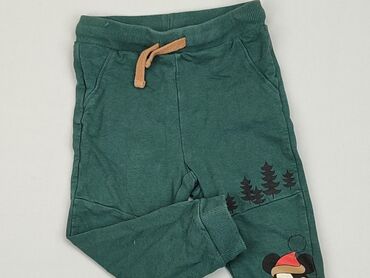 spodnie moro dla chłopca: Sweatpants, Disney, 1.5-2 years, 92, condition - Good