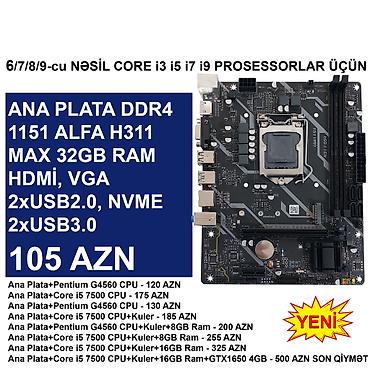 Ana platalar: Kompüter üçün Ana Platalar ⭐DDR3 LGA 1155 Asus H61 M-E (İşlənmiş) - 40 — 6