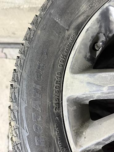 Шиналар жана дисктер: Дөңгөлөктөр монтажда 215 / 60 / R 16, Кыш, Жаңы, Комплект, Куйма — 3
