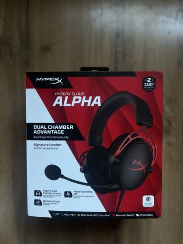 оперативная память ddr3 4gb: Проводные наушники HyperX Cloud Alpha HX-HSCA-RD черный Игровая
