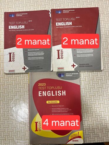 Ingilis dili test toplusu satılır