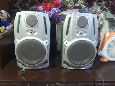 Mikrofonlar: İşlənmiş LG Kolonka, Növ - Ev kinoteatrı üçün, rəng - Boz