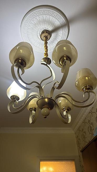 led isiqlar: Çılçıraq, 6 lampa, Metal — 1
