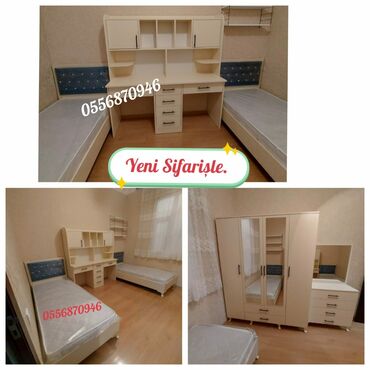 Yataq otağı dəstləri: İkinəfərlik çarpayı, Azərbaycan, Yeni — 4