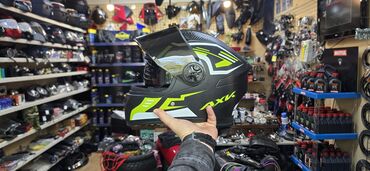 Moto dəbilqələr: Motosiklet dəbilqəsi – AXK tam üzlü model - Korpus: aerodinamik tam — 8