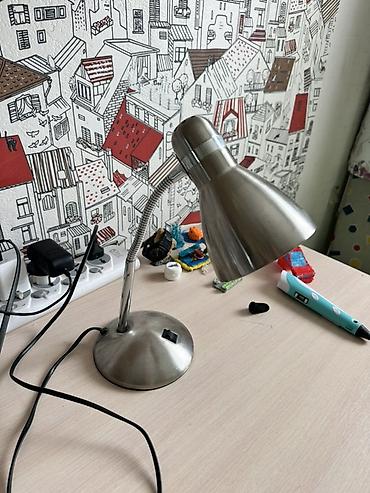 table study: Настольные лампы для рабочего стола — 2 шт. 1) Металлическая — 1