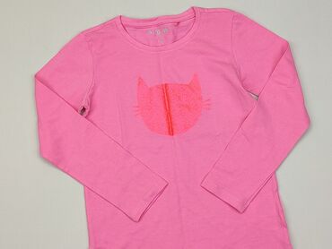 neonowa różowa bluzka: Bluzka, 5.10.15, 8 lat, 122-128 cm, stan - Idealny