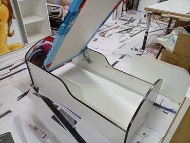 Детские односпальные кровати: Детская односпальная кровать, Новый, Для мальчика, С матрасом, ДСП, Бесплатная доставка, Самовывоз, Платная доставка — 29