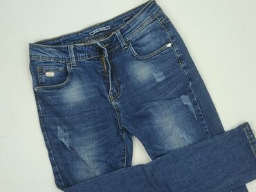 woskowane jeansy z wysokim stanem: Jeansy damskie, rozmiar S