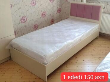 bizim ev mebel divanlar: Yeni, Təknəfərlik çarpayı, Bazasız, Matras ilə, Siyirməsiz