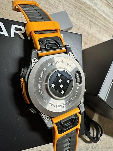 Акылдуу сааттар: Продам Garmin Fenix 8 Sapphire Titanium, 47 мм — мультиспортивные часы — 4