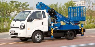 Услуги автовышки: Автовышка на шасси малотоннажного грузовика Kia Bongo. Основные — 3